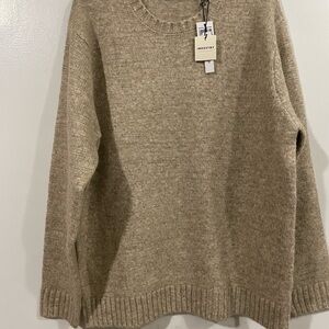 Industry Men's Beige Crewneck Sweater
